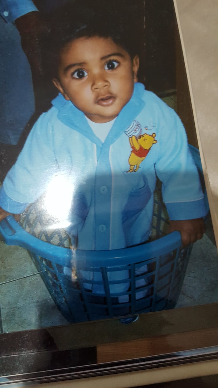 Dallin as a baby or toddler